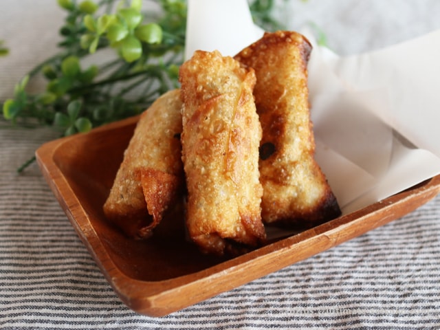 プルコギビーフの味がしみこんだカリカリジューシー春巻き