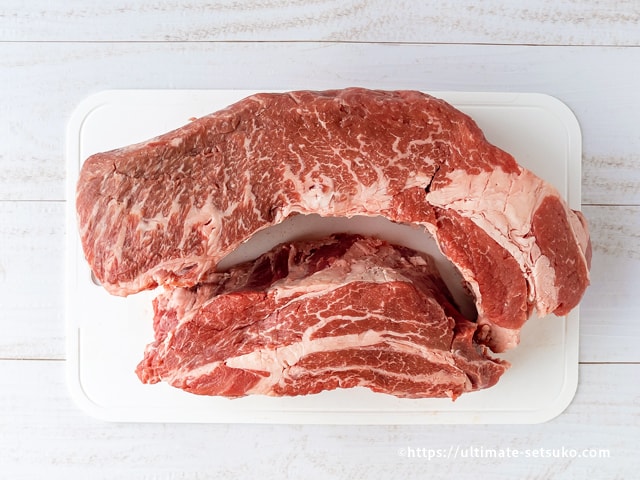 コストコビーフ肩ロースかたまりの切り方 焼き方 冷凍保存方法をまとめて