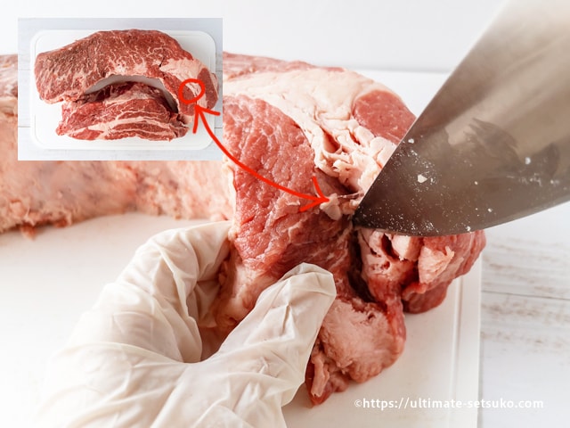 コストコビーフ肩ロースかたまりの切り方 焼き方 冷凍保存方法をまとめて