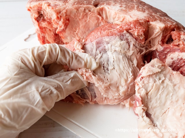 コストコビーフ肩ロースかたまりの切り方 焼き方 冷凍保存方法をまとめて