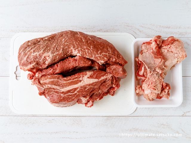 コストコビーフ肩ロースかたまりの切り方 焼き方 冷凍保存方法をまとめて