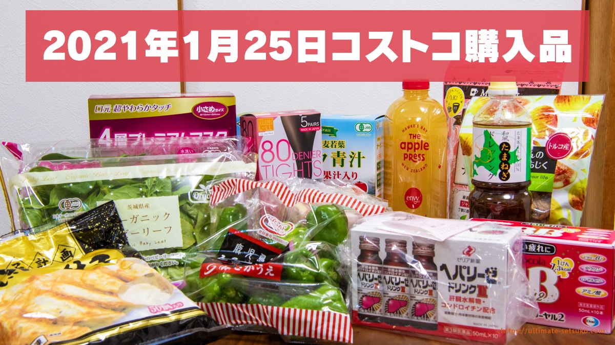 節子のコストコ購入品 21年1月第1弾 おすすめ商品とリピート品の紹介