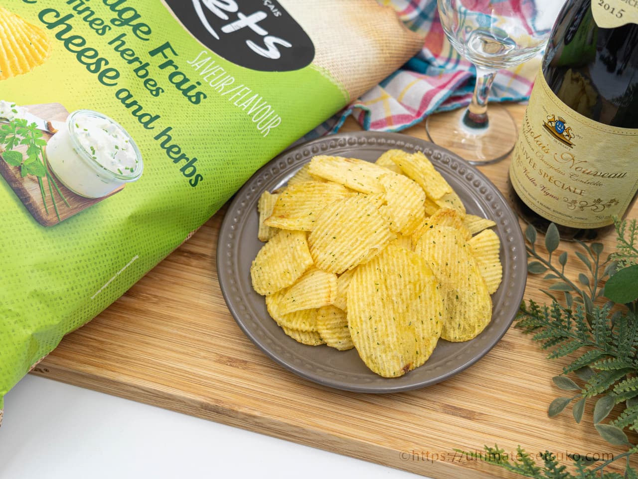 Brets Potato Chips Fresh cheese and fine herbs 4.4oz/125g