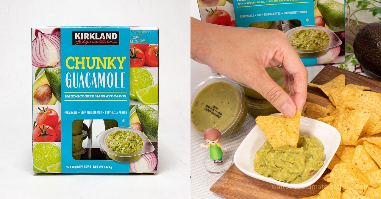 コストコのチャンキーワカモレのサルサは個包装で使いやすいアボカドのディップソース
