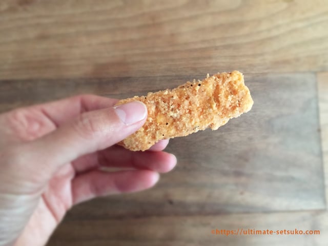 コストコのチーズ入りチキンスティック 骨なしで食べやすくてクセになるウマさ