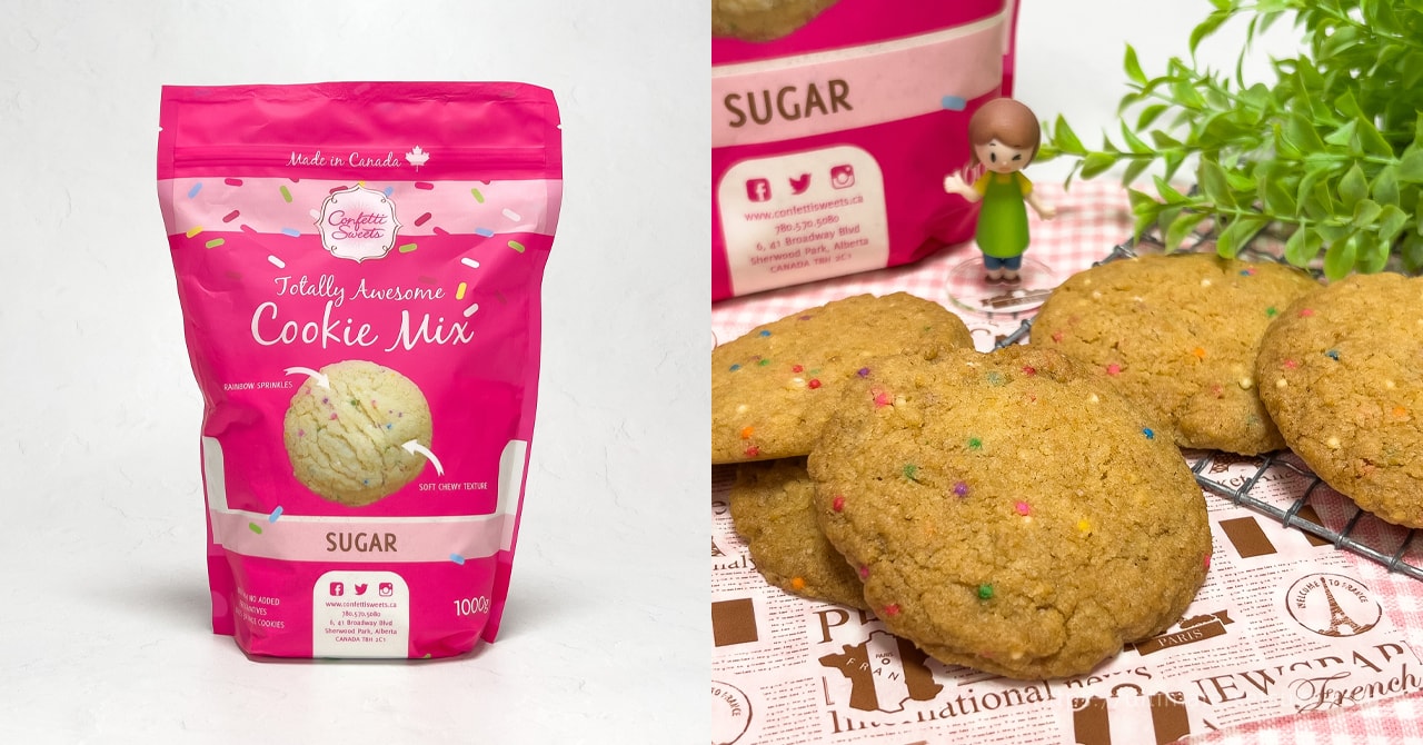 コストコのConfetti Sweetsのクッキーミックスは混ぜて焼くだけ！作り方やカロリーを解説