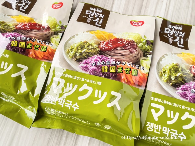 日本メーカー新品 東遠 マックッス 韓国麺 麺 2人前 ソースセット 405g 韓国混ぜ