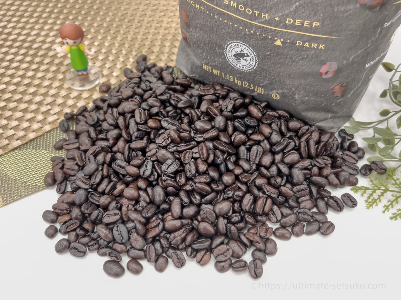 新商品 カークランドシグネチャー フレンチロースト コーヒー豆1.13kg