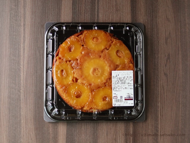 コストコ パイナップルアップサイドダウンケーキは甘さ強めのしっとりバターケーキ
