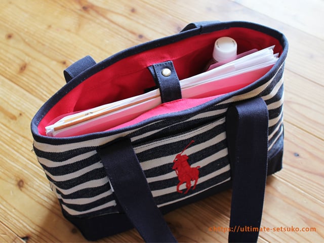 コストコのラルフローレントートバッグは毎回売切れの人気品 シンプルなデザインとサイズ感