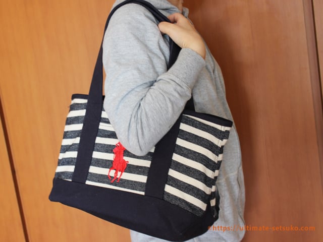 コストコのラルフローレントートバッグは毎回売切れの人気品！シンプルなデザインとサイズ感