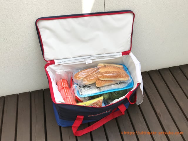 コストコで買い物するなら専用保冷バッグがおすすめ シックな赤とネイビーがオシャレなデザイン