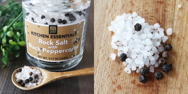 コストコのオシャレな岩塩はローズマリー 唐辛子 ブラックペッパーの3種類が楽しめる プレゼントにもおすすめ