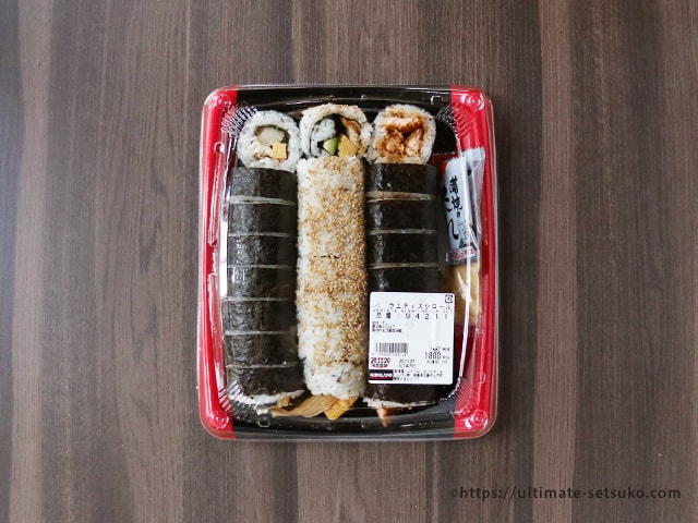 コストコのバラエティ寿司ロール サーモン アナゴ 鯖の3種の創作巻物 めちゃめちゃ旨くておすすめ コストコのバラエティ寿司ロール サーモン アナゴ 鯖の3種の創作巻物 めちゃめちゃ旨くておすすめ