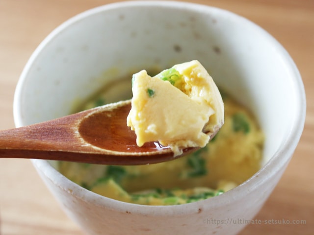 コストコの卵を消費しよう レンジで作る超簡単茶碗蒸しのレシピ